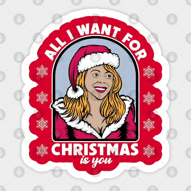 All i want for xmas Sticker by carloj1956